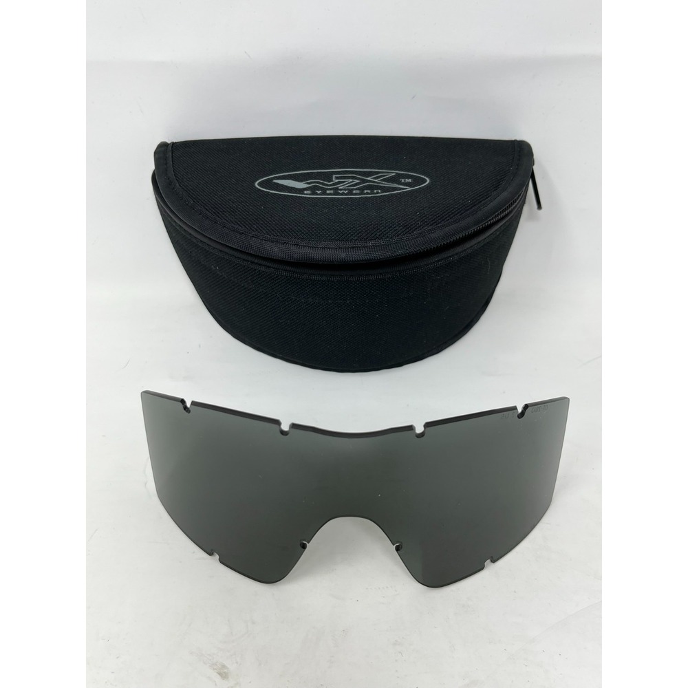 Wiley X Goggles Case Black Zippered‎ + Revision Z-87 +S Goggle Lenses Smoke 2013